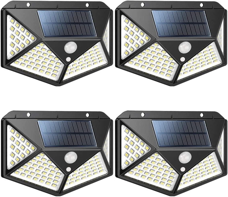 TONONE 100 LED Solar Light 4 Modes PIR Motion Sensor Wall Light Outdoor Waterproof Solar Lamp Solar Powered Sunlight for Garden ( Color : 2 Packs , Size : 0-5W ) Home & Garden > Lighting > Lamps TONONE   
