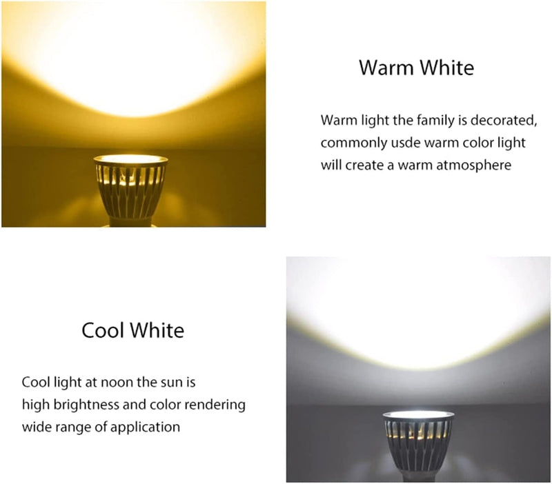 TONONE 10PCS COB LED Lamp GU10 MR16 E27 E14 5W 7W Led Light Bulb AC 220V for Home Decoration Ampoule Spotlight ( Color : Warm White , Size : E14_5W )