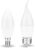 TONONE 2Pcs 5W 7W LED Candle Bulb E14 E27 Led Light 220V-240V Led Lamp No Flicker Spotlight Chandelier Lighting ( Color : Warm White , Size : C35-E27_NO_5W 220V ) Home & Garden > Lighting > Flood & Spot Lights TONONE Warm White C35L-E27_NO_5W 220V 
