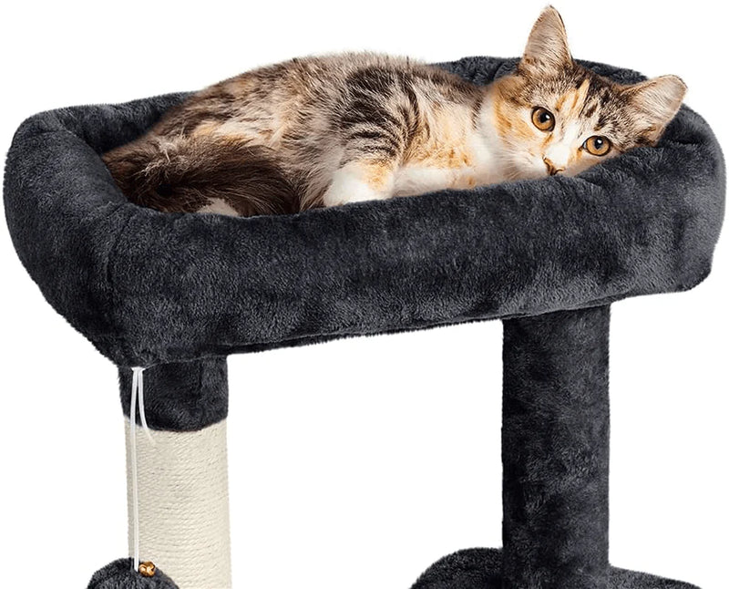 Topeakmart Cat Tree 33In Cat Tower with Extra Scratch Boards and Sisal Posts as Kitty Activity Center Animals & Pet Supplies > Pet Supplies > Cat Supplies > Cat Beds Topeakmart   