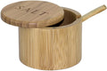 Totally Bamboo Salt Cellar Bamboo Storage Box with Magnetic Swivel Lid, 6 Ounce Capacity, "Salt" Engraved on Lid Home & Garden > Household Supplies > Storage & Organization Totally Bamboo "Salt" Engraved W/Spoon  