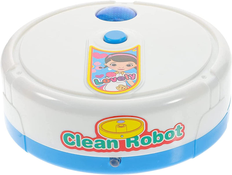 Totority Electric Cleaning Machine Toy, Cleaning Robot Appliance Toy Kids Educational Toy Home & Garden > Household Supplies > Household Cleaning Supplies Totority Blue  