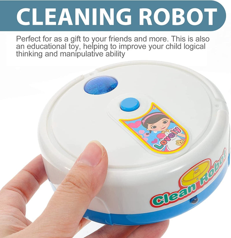 Totority Electric Cleaning Machine Toy, Cleaning Robot Appliance Toy Kids Educational Toy Home & Garden > Household Supplies > Household Cleaning Supplies Totority   