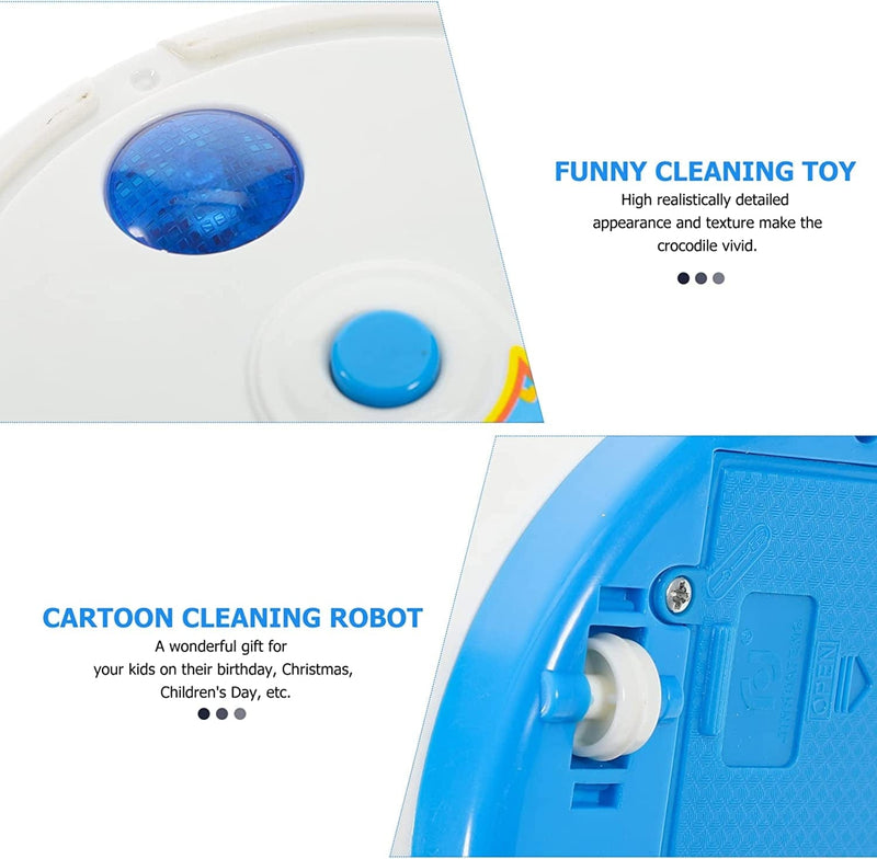 Totority Electric Cleaning Machine Toy, Cleaning Robot Appliance Toy Kids Educational Toy Home & Garden > Household Supplies > Household Cleaning Supplies Totority   