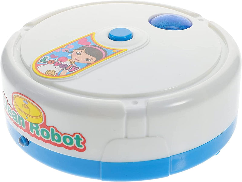Totority Mini Cleaning Robot Toy, Imitation Cleaning Appliance Cognitive Toy Kids Robot Vacuum Toy Mini Robot Vacuum Cleaner for Kids Home & Garden > Household Supplies > Household Cleaning Supplies Totority Blue  