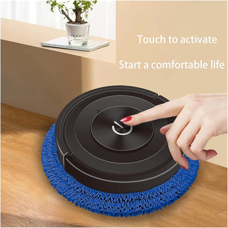 Touch Mopping Robot Wireless Sweeping Wet and Dry All-In-One Cleaning Machine Smart Home Appliance Vacuum Cleaner (Color : A) Home & Garden > Household Supplies > Household Cleaning Supplies Minmin Boutique Outlet   