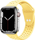 Toutouzhang Sport Bands Compatible with Apple Watch Band 38Mm 40Mm 41Mm 42Mm 44Mm 45Mm 49Mm S/M M/L for Women/Men Waterproof Soft Silicone Replacement Strap Accessories for Iwatch Ultra SE Series 8/7/6/5/4/3/2/1 Sporting Goods > Outdoor Recreation > Winter Sports & Activities Toutouzhang Sunglow 42mm/44mm/45mm/49mm M/L 