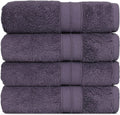Towel Bazaar Soft & Absorbent Premium Cotton Turkish Towels (Wedgewood, 2-Piece Bath Sheets) Home & Garden > Linens & Bedding > Towels Towel Bazaar Plum 4-Piece Washcloths 
