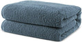 Towel Bazaar Soft & Absorbent Premium Cotton Turkish Towels (Wedgewood, 2-Piece Bath Sheets) Home & Garden > Linens & Bedding > Towels Towel Bazaar True Blue 40" x 80" 
