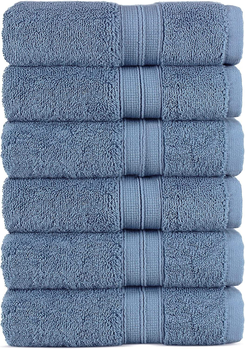 Towel Bazaar Soft & Absorbent Premium Cotton Turkish Towels (Wedgewood, 2-Piece Bath Sheets) Home & Garden > Linens & Bedding > Towels Towel Bazaar Wedgewood 6-Piece Hand Towels 