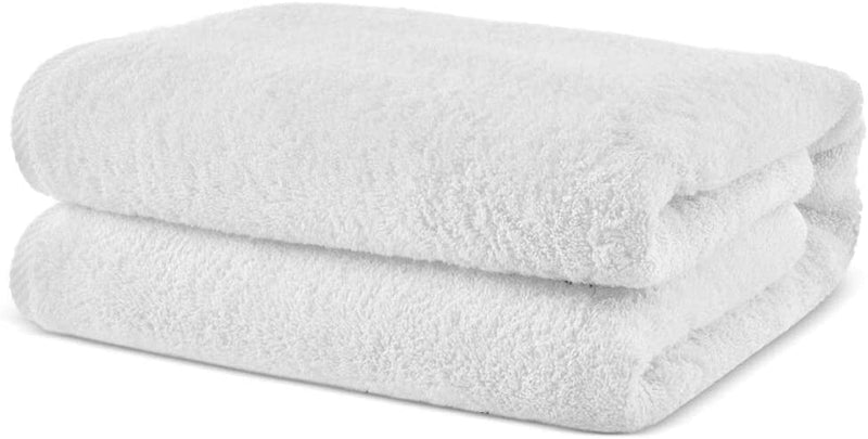 Towel Bazaar Soft & Absorbent Premium Cotton Turkish Towels (Wedgewood, 2-Piece Bath Sheets) Home & Garden > Linens & Bedding > Towels Towel Bazaar White 40" x 80" 