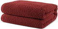 Towel Bazaar Soft & Absorbent Premium Cotton Turkish Towels (Wedgewood, 2-Piece Bath Sheets) Home & Garden > Linens & Bedding > Towels Towel Bazaar Cranberry 40" x 80" 