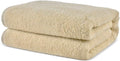 Towel Bazaar Soft & Absorbent Premium Cotton Turkish Towels (Wedgewood, 2-Piece Bath Sheets) Home & Garden > Linens & Bedding > Towels Towel Bazaar Ivory 40" x 80" 
