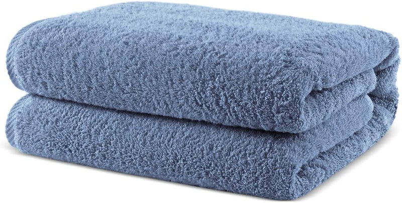 Towel Bazaar Soft & Absorbent Premium Cotton Turkish Towels (Wedgewood, 2-Piece Bath Sheets) Home & Garden > Linens & Bedding > Towels Towel Bazaar Wedgewood 40" x 80" 