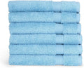 Towelselections Soft and Absorbent Towels Cotton for Bathroom Hotel Shower Spa Gym, 2 Bath Towels Crocus Home & Garden > Linens & Bedding > Towels TowelSelections Sky Blue 6 x Hand Towels 