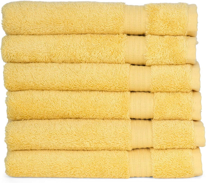 Towelselections Soft and Absorbent Towels Cotton for Bathroom Hotel Shower Spa Gym, 2 Bath Towels Crocus Home & Garden > Linens & Bedding > Towels TowelSelections Sunshine 6 x Hand Towels 