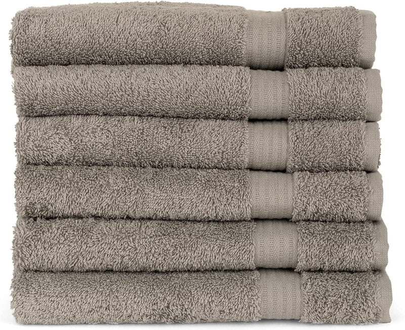 Towelselections Soft and Absorbent Towels Cotton for Bathroom Hotel Shower Spa Gym, 2 Bath Towels Crocus Home & Garden > Linens & Bedding > Towels TowelSelections Paloma Gray 6 x Hand Towels 