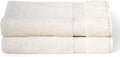 Towelselections Soft and Absorbent Towels Cotton for Bathroom Hotel Shower Spa Gym, 2 Bath Towels Crocus Home & Garden > Linens & Bedding > Towels TowelSelections Ivory 2 x Bath Towels 