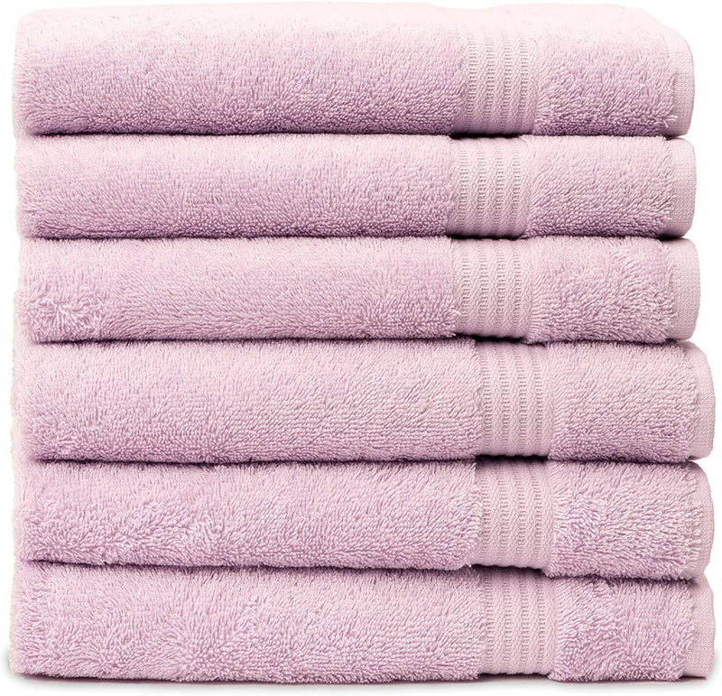 Towelselections Soft and Absorbent Towels Cotton for Bathroom Hotel Shower Spa Gym, 2 Bath Towels Crocus Home & Garden > Linens & Bedding > Towels TowelSelections Lavender 6 x Hand Towels 