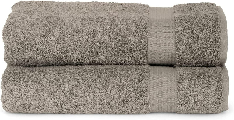 Towelselections Soft and Absorbent Towels Cotton for Bathroom Hotel Shower Spa Gym, 2 Bath Towels Crocus Home & Garden > Linens & Bedding > Towels TowelSelections Paloma Gray 2 x Bath Towels 