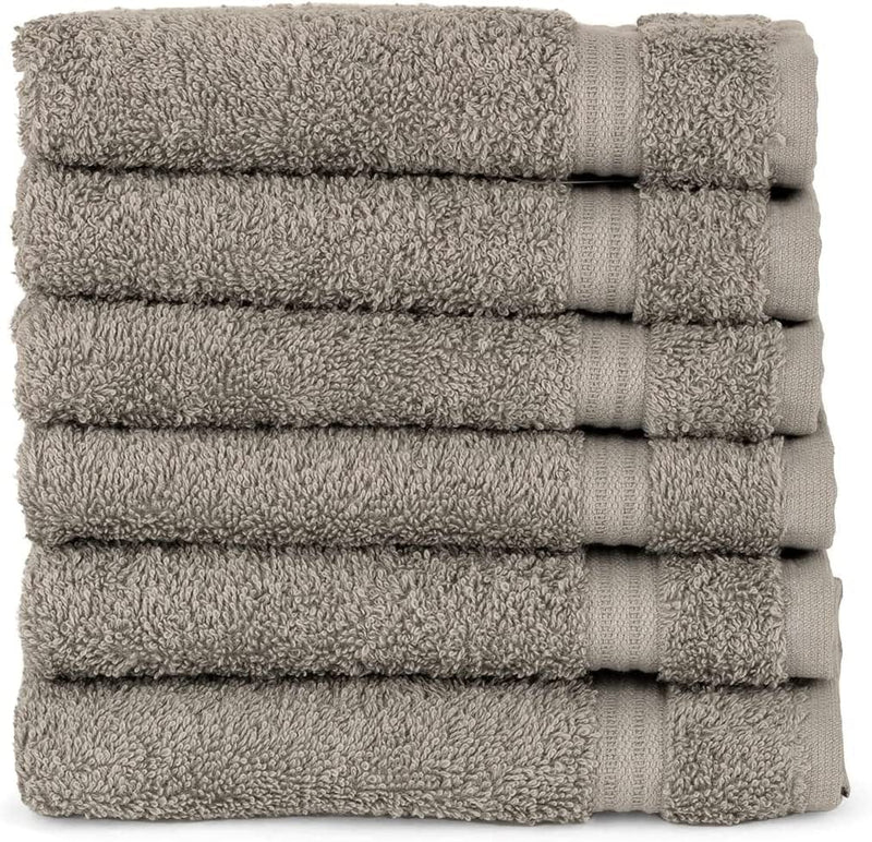 Towelselections Soft and Absorbent Towels Cotton for Bathroom Hotel Shower Spa Gym, 2 Bath Towels Crocus Home & Garden > Linens & Bedding > Towels TowelSelections Paloma Gray 6 x Washcloths 