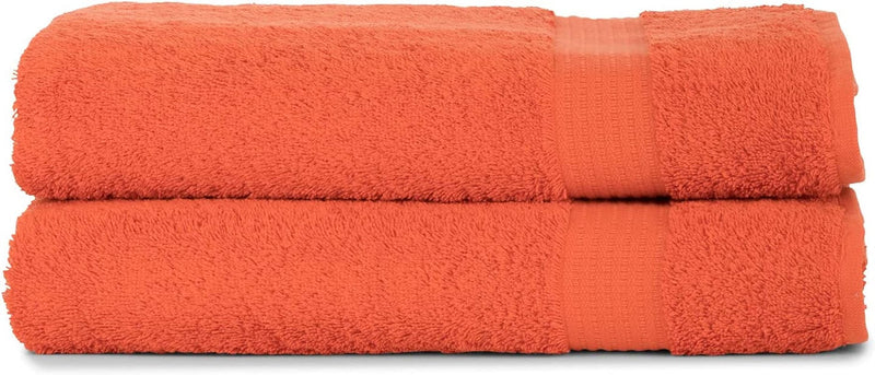 Towelselections Soft and Absorbent Towels Cotton for Bathroom Hotel Shower Spa Gym, 2 Bath Towels Crocus Home & Garden > Linens & Bedding > Towels TowelSelections Ginger 2 x Bath Towels 