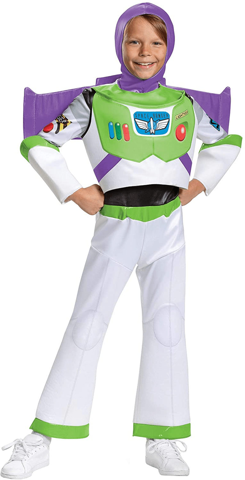 Toy Story Toddler Boy's Buzz Lightyear Deluxe Costume Apparel & Accessories > Costumes & Accessories > Costumes Disguise Costume X-Small (3T-4T) 