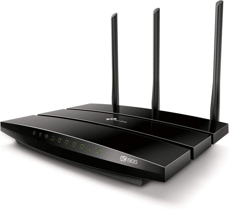 TP-Link AC1900 Smart WiFi Router (Archer A9) - High Speed MU-MIMO Wireless Router, Dual Band, Gigabit, VPN Server, Beamforming, Smart Connect, Works with Alexa, Black Electronics > Networking > Bridges & Routers > Wireless Routers TP-Link AC1900, Dual-Band  