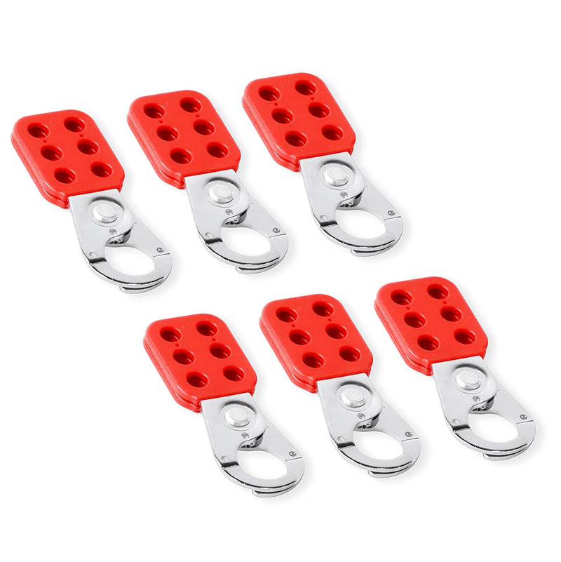 TRADESAFE Lock Out Tag Out Lock Hasp. 6 Pack Lockout Tagout Hasp. Steel Padlock Hasp for Lock Out Devices. Heavy Duty Loto Hasp for Lockout Safety Supply, Kits, and Stations Business & Industrial > Work Safety Protective Gear TRADESAFE Default Title  