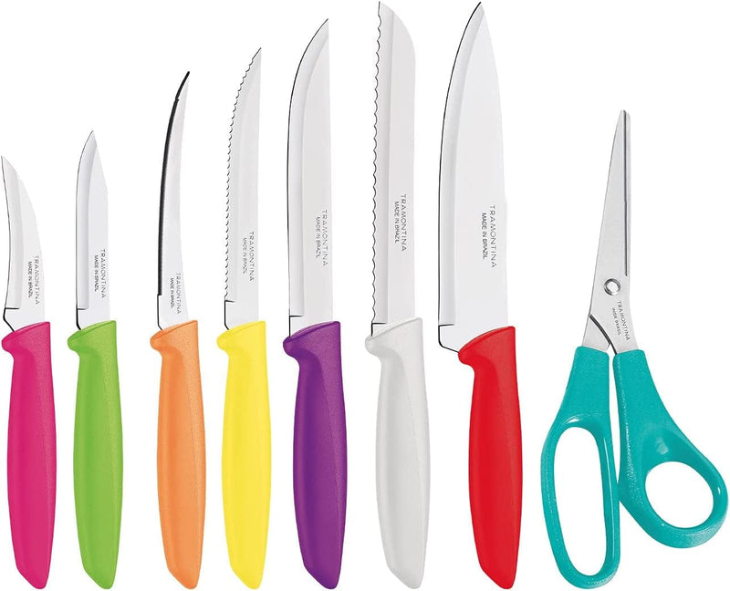 Tramontina Kitchen Knives Set, Stainless Steel Home & Garden > Kitchen & Dining > Kitchen Tools & Utensils > Kitchen Knives Tramontina Stainless Steel 8 Pcs. 