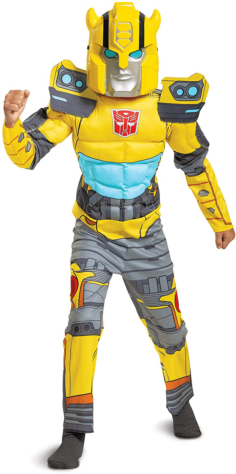 Transformers Muscle Optimus Prime Costume for Kids Apparel & Accessories > Costumes & Accessories > Costumes Disguise Bumblebee Large (10-12) 
