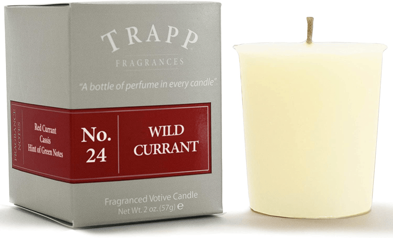 Trapp Signature Home Collection - No. 24 Wild Currant Votive Scented Candle 2 Ounce, Pack of 4