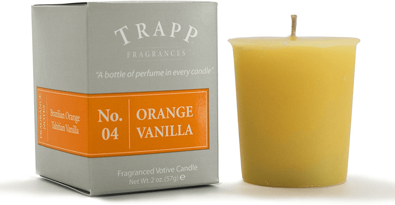 Trapp Signature Home Collection - No. 24 Wild Currant Votive Scented Candle 2 Ounce, Pack of 4 Home & Garden > Decor > Home Fragrance Accessories > Candle Holders Trapp Orange/Vanilla 2-Ounce Votive Candle 