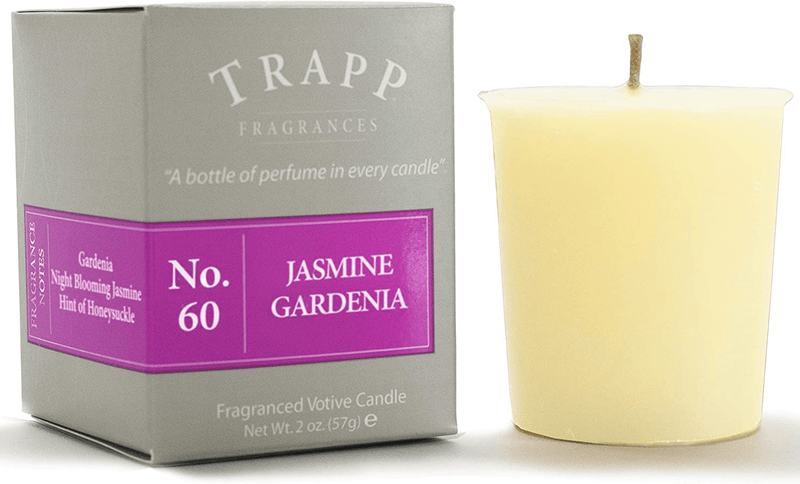 Trapp Signature Home Collection - No. 24 Wild Currant Votive Scented Candle 2 Ounce, Pack of 4 Home & Garden > Decor > Home Fragrance Accessories > Candle Holders Trapp Jasmine Gardenia 2-Ounce Votive Candle 