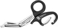 Trauma Shears with Carabiner - Stainless Steel Bandage Scissors for Surgical, EMT, EMS, Medical, Nursing, and Veterinary Use, First Aid Supplies and Accessories, 7.5-Inch, Pink Sporting Goods > Outdoor Recreation > Winter Sports & Activities Carabiner Shears LLC Black  