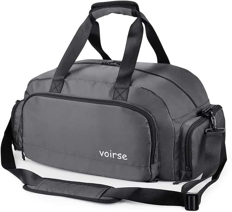 Travel Duffel Bag, Voirse 20" Sport Gym Bag, Carry on Weekender Bag for Women Men with Backpack Strap, 36L Waterproof Overnight Bag, Workout Training Fitness Bag with Shoe Compartment Wet Pocket Home & Garden > Household Supplies > Storage & Organization Voirse   