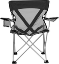 Travelchair Teddy Folding Camp Chair with Sheer Nylon Mesh for Hot Days Sporting Goods > Outdoor Recreation > Camping & Hiking > Camp Furniture TravelChair Black  
