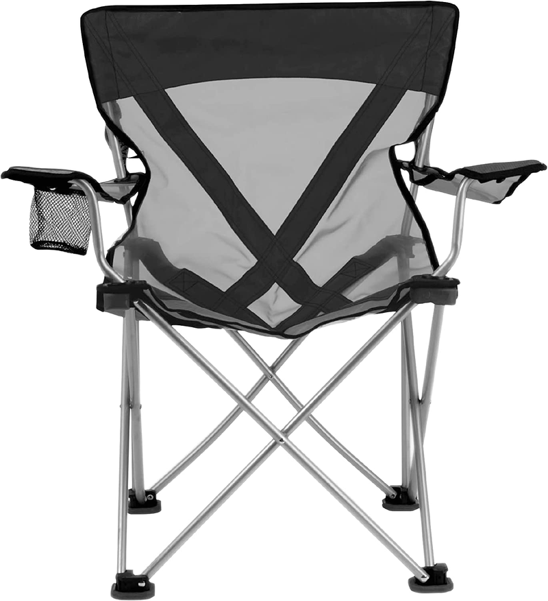 Travelchair Teddy Folding Camp Chair with Sheer Nylon Mesh for Hot Days Sporting Goods > Outdoor Recreation > Camping & Hiking > Camp Furniture TravelChair Black  