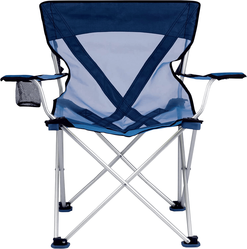 Travelchair Teddy Folding Camp Chair with Sheer Nylon Mesh for Hot Days Sporting Goods > Outdoor Recreation > Camping & Hiking > Camp Furniture TravelChair Blue  