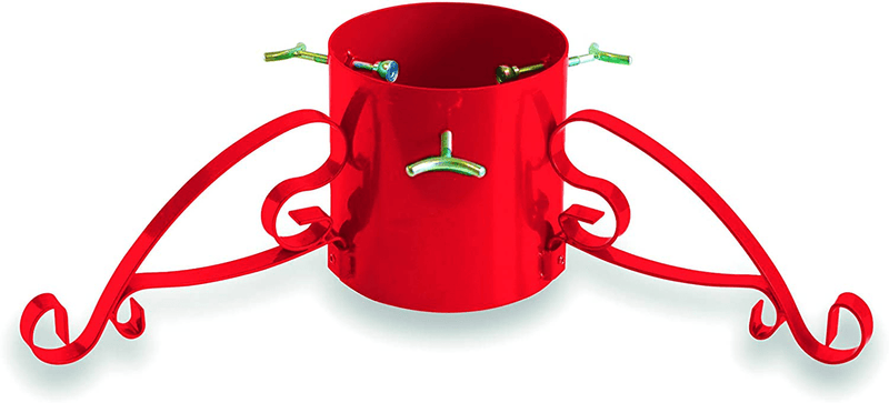 Tree Nest Romantic Christmas Tree Stand for Real Trees Up to 7.2ft Water Reservoir Holds Up to 162.3fl oz RED Large (Green, Large) Home & Garden > Decor > Seasonal & Holiday Decorations > Christmas Tree Stands Tree Nest Red Medium 