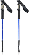 Trekking Walking Hiking Poles Adjustable for All Heights, Durable & Lightweight Aluminum by BAFX Products
