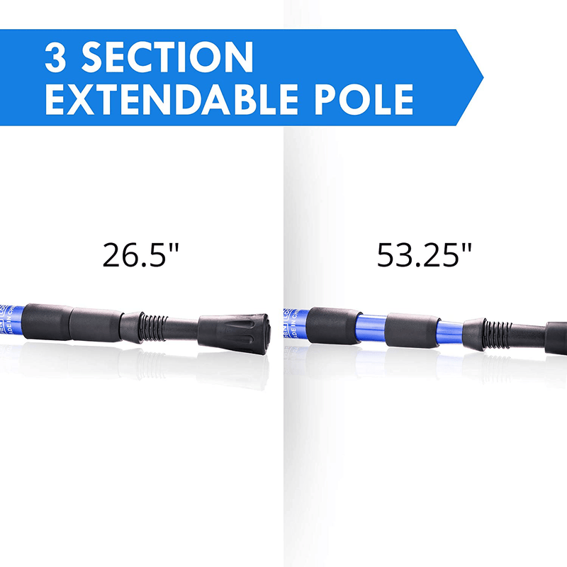 Trekking Walking Hiking Poles Adjustable for All Heights, Durable & Lightweight Aluminum by BAFX Products Sporting Goods > Outdoor Recreation > Camping & Hiking > Hiking Poles Bafx Products   