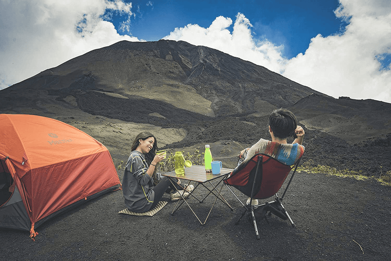 Trekology Portable Camping Side Tables with Aluminum Table Top: Hard-Topped Folding Table in a Bag for Picnic, Camp, Beach, Boat, Useful for Dining & Cooking with Burner, Easy to Clean Sporting Goods > Outdoor Recreation > Camping & Hiking > Camp Furniture TREKOLOGY   