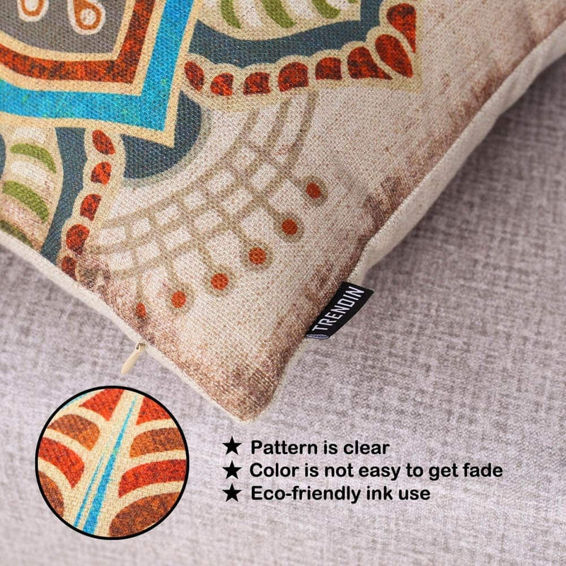 TRENDIN Happy Spring Swallow Oblong Pillow Cover Cotton Linen 20X12 Inch Home Decoration Seasonal Gift Cotton Linen PL429TR Home & Garden > Decor > Seasonal & Holiday Decorations TRENDIN HOME DECOR   