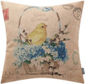 TRENDIN Happy Spring Swallow Oblong Pillow Cover Cotton Linen 20X12 Inch Home Decoration Seasonal Gift Cotton Linen PL429TR Home & Garden > Decor > Seasonal & Holiday Decorations TRENDIN HOME DECOR Multi 7 18X18 inch 