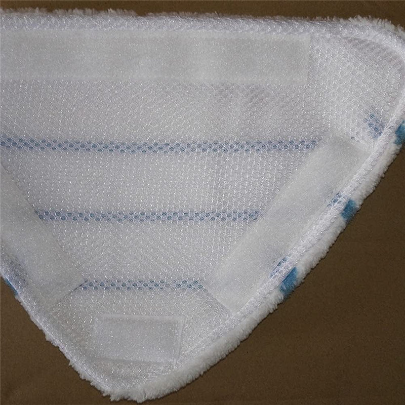 Triple-Cornered Bonded Mop Pad Crofiber Replacement Mopping Cloth for H20 Steam Mop Accessories 【Replaceable】 (Color : 3Pcs Mop Cloth)