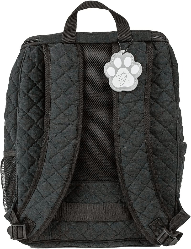 Trisha Yearwood Pet Collection Travel Backpack, Pet Travel Backpack for Supplies, Pet Essentials Backpack, Black Animals & Pet Supplies > Pet Supplies > Dog Supplies > Dog Beds Trisha Yearwood   