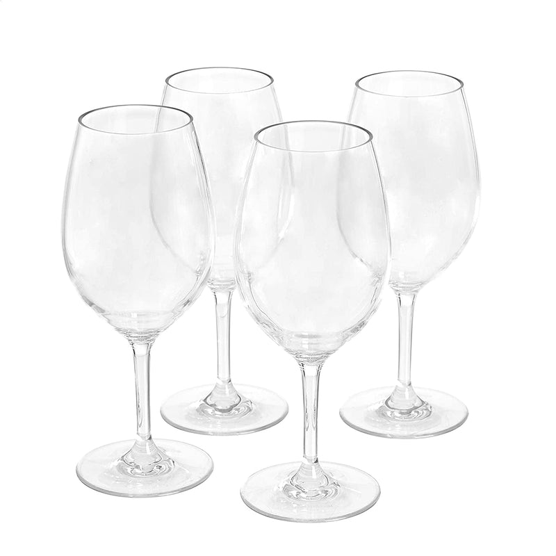 Tritan Plastic Wine Glasses - 20-Ounce, Set of 4 Home & Garden > Kitchen & Dining > Tableware > Drinkware KOL DEALS Plastic Wine Glasses  