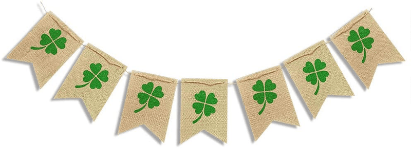 Trlafy Love Burlap Banners Decorations for Valentine'S Day Decorations Burlap Garland Banner Sign for Wedding Anniversary Engagement Party Decorations Arts & Entertainment > Party & Celebration > Party Supplies TrlaFy 8 Piece Set  