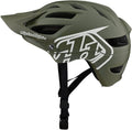 Troy Lee Designs A1 Half Face Mountain Bike Helmet -Ventilated Lightweight EPS Enduro BMX Gravel MTB Bicycle Cycling Accessories - Adult Men & Women Sporting Goods > Outdoor Recreation > Cycling > Cycling Apparel & Accessories > Bicycle Helmets Troy Lee Designs Drone Steel Green X-Small 